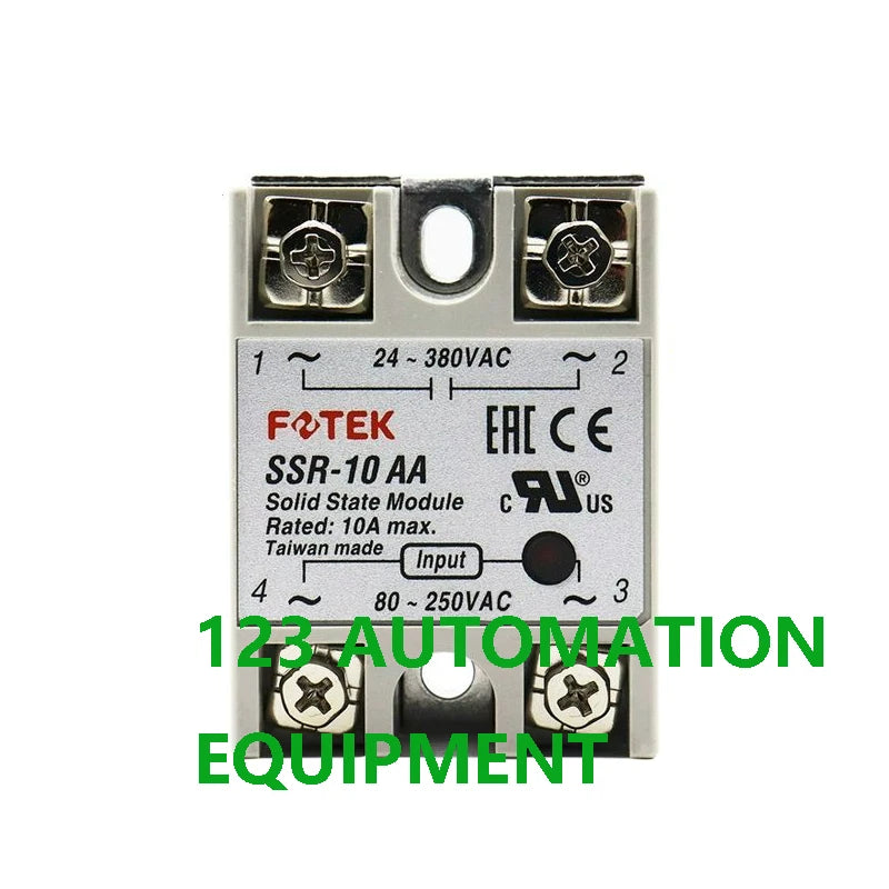 Authentic New FOTEK SSR-25AA 40AA 50AA 75AA-H  SSR-10AA 25AA 40AA 50AA 75AA Solid State Relays 10A 25A 40A 50A 75A Relay Module
