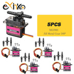 1-10pcs MG90S Servo All Metal Gear 9g SG90 Upgraded Version For Helicopter Plane Boat Car Trex 450 RC Robot 180/360 Degree