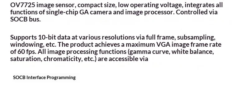 OV2640 OV7670 OV7725 Camera Module Adapter Board for Arduino STM32