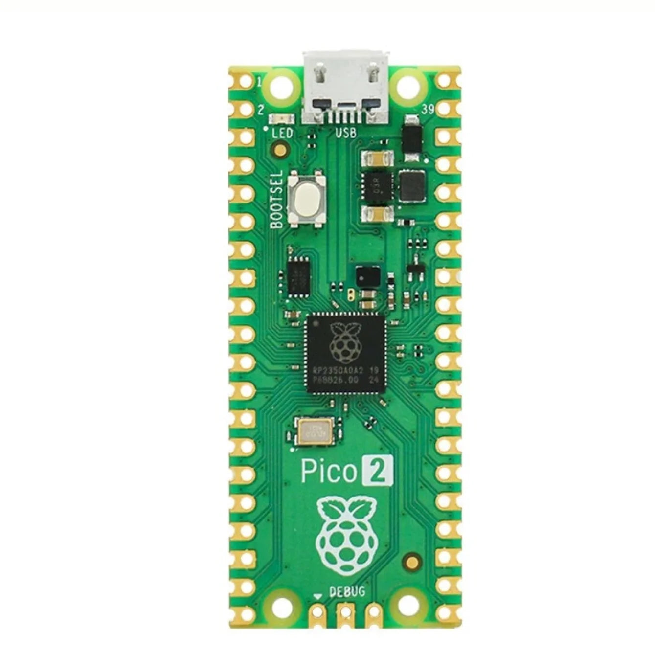 Waveshare RP2350 USB A Development Board Raspberry Pi Pico 2 USB Type-A/C 2.0/1.1 Transmission RP2350 Zero