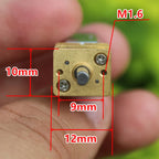Micro Mini N20 Gear Motor DC 3V -6V 5V 28RPM 60RPM 110RPM 300RPM Slow Speed Full Metal Gearbox Reducer Electric Motor DIY Toy