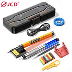 Multifunctional USB Digital Electric Soldering Iron Set Kit Intelligent 300-450℃ Temperature Adjustable Solder Iron Welding Tool