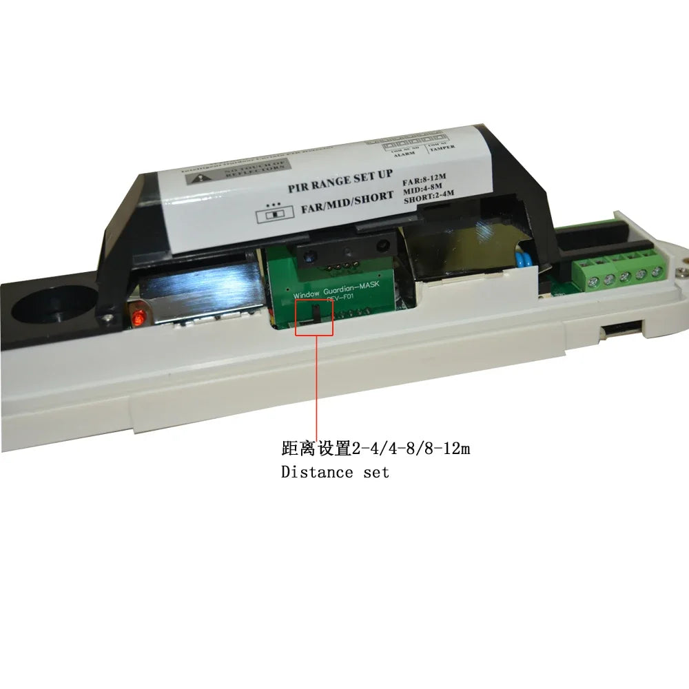 Security Home Alarm Wall Defense Curtain PIR Motion Detector 4 Infrared Sensor Anti Theft Outdoor Use Per Side 12m NC NO Signal