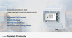 SDM630MCT-RC+3pcsESCT-RC60-240 Three Phase Three Wire Rogowski Coil Energy Meter High Precision Energy Meter with Rogowski Coil