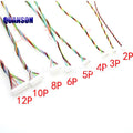 5PCS  JST 0.8mm Connector Cable Wire 02SUR Single Double Head 2P 3P 4P 5P 6P 7P 8P 10P 0.8mm Pitch IDC Type 10cm 20cm 30cm