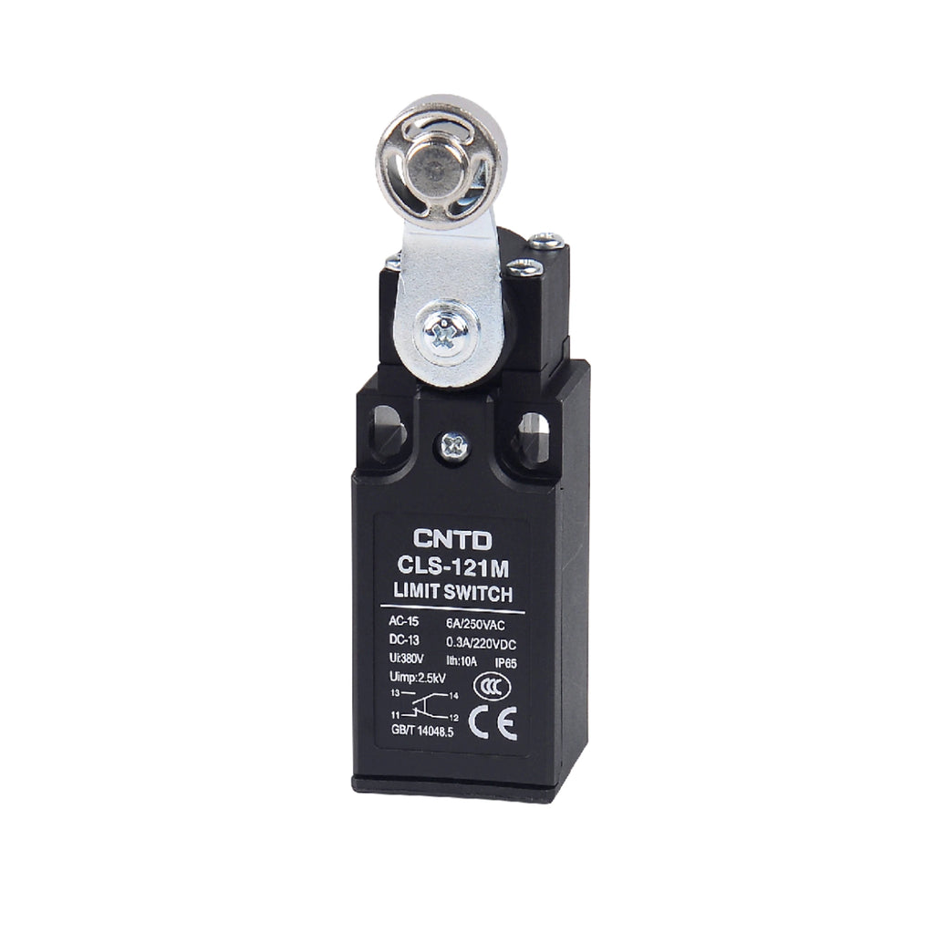 CNTD CLS-121M Rotary Roller Limit Switch IP65 10A 380V Momentary Reset Travel Switch for Elevator Machinery Automation Equipment