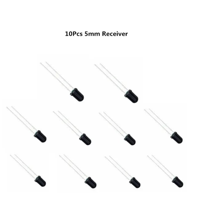 10pairs 3mm 5mm 940nm LEDs Infrared Emitter and IR Receiver Diode Diodes 301A