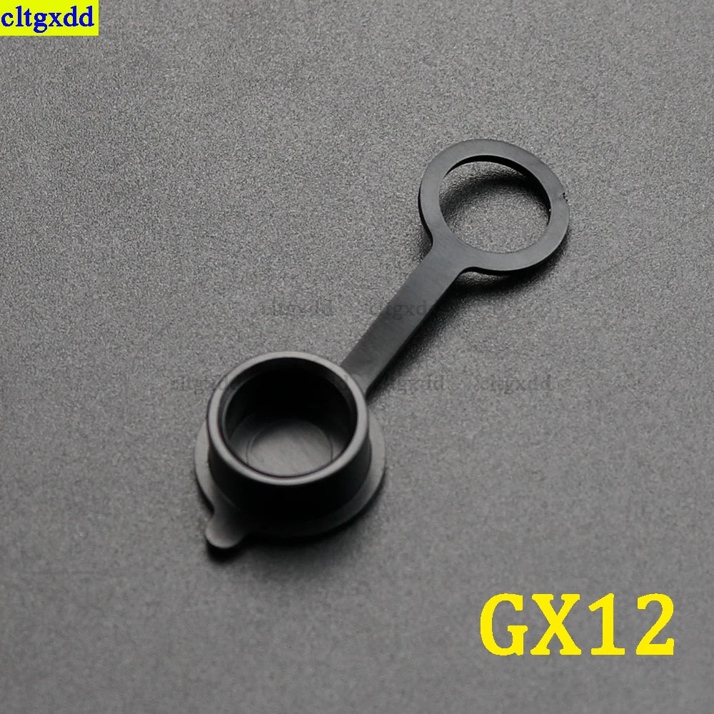 Cltgxdd 1-5piece GX12 GX16 GX20 Aviation Circular Socket Waterproof and Dustproof Cap Welding Cable Connector Rubber Protective