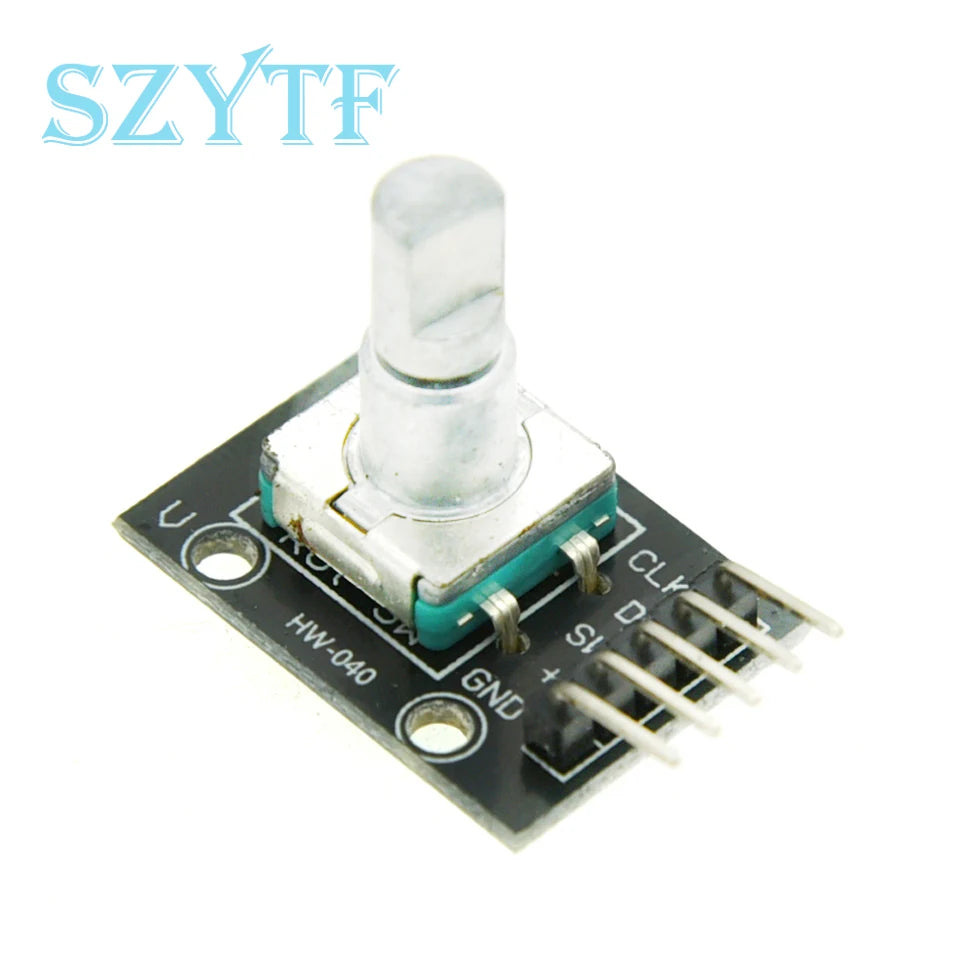 1-10PCS 360 Degree Rotary Encoder Module KY-040 Brick Sensor Development Board with Knob Cap Potentiometer KIT DIY for Arduino