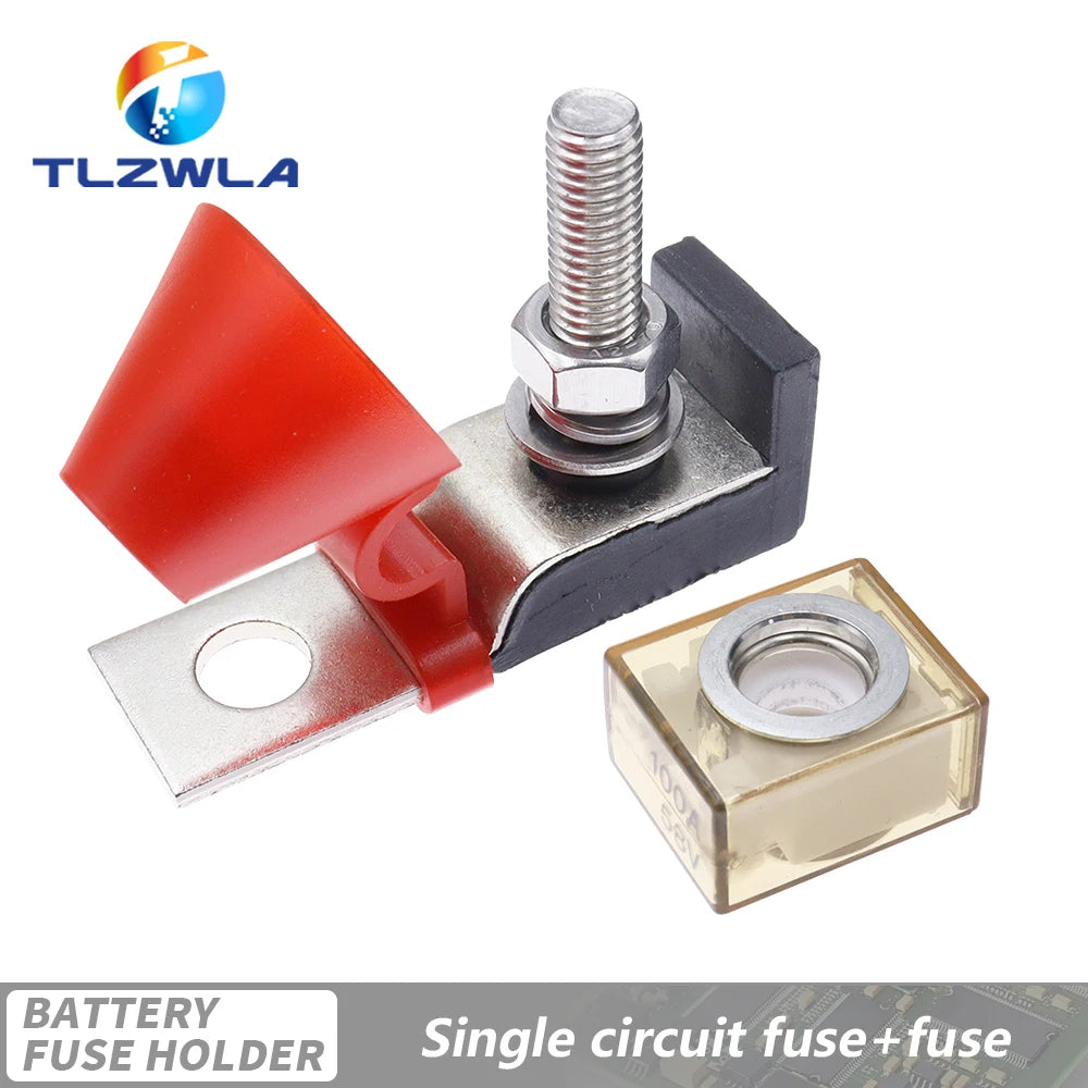 30A-300A Battery Terminal Mount MRBF Waterproof Fuse Block Kit 58V Stud 5/16" Marine Rated Battery Fuse for Boat Truck