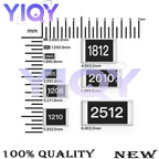 50PCS 5% 2512 SMD Resistor 0R~10M 0 1 10 100 150 220 330 ohm 1K 1.2K 2.2K 4.7K 10K 100K 1R 10R 100R 150R 220R 330R 1M 10M Ohm