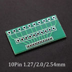 YUXI 1PCS 1.27mm 2.0mm 2.54mm Pitch Transfer Plate Converter Single Double Row Pin PCB PCI Adapter Board