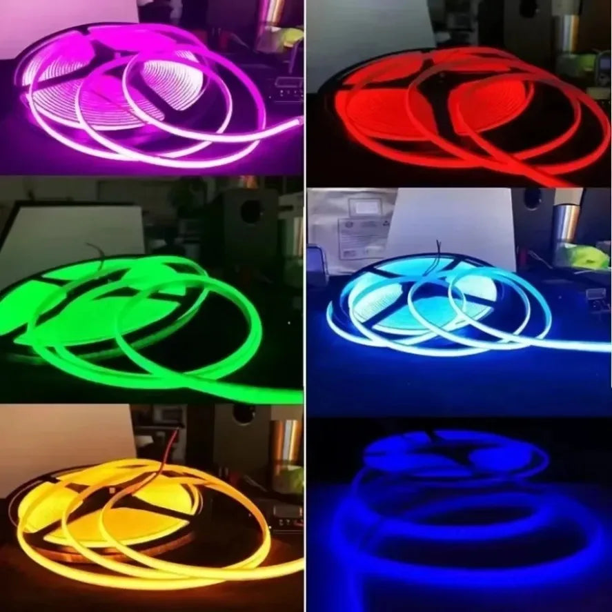 1-5M 5V USB LED Cabinet Light 320LEDs/M LED COB Strip Light Touch Sensor Dimmable Flexible Tape for DIY Backlight Decor Lighting