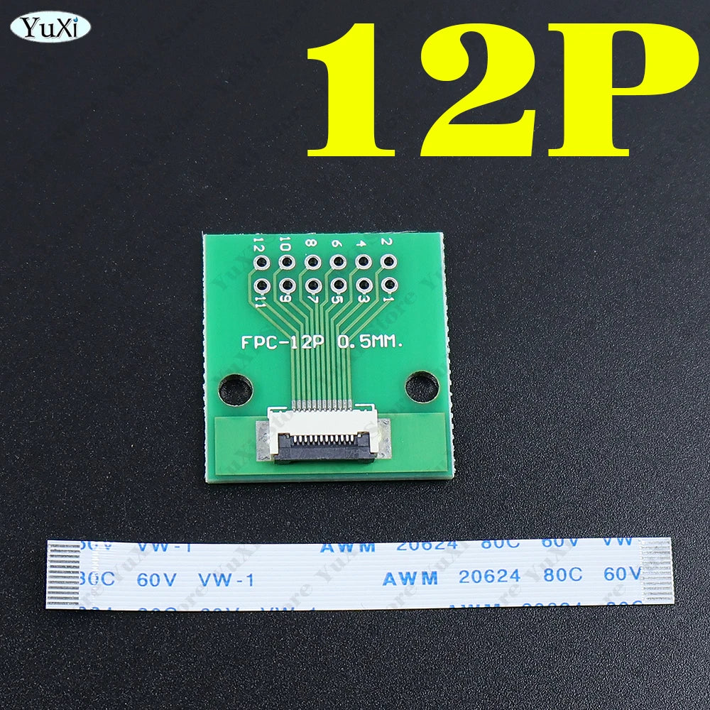 1-10Set FFC/FPC Adapter Board 0.5mm Pitch 60mm Length FFC Cable 6P 8P 10P 12P 14P 20P 24P 30P 40PIN Soldered Connector