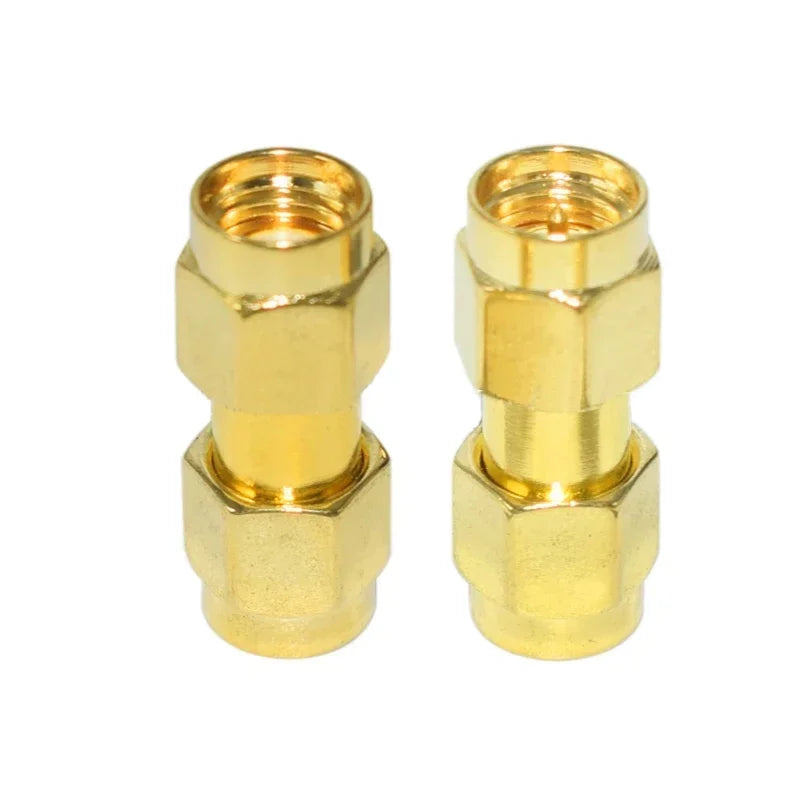 5/20Pcs Golden SMA Male Female Plug RF Coaxial Socket Straight Adapter SMA Connector with Screw Thread