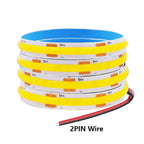 5V USB COB LED Strip Light 3Keys Touch Dimmable ON/OFF Switch Bright Red Green Blue Warm White 320LEDs Flex Ribbon Tape 8mm PCB