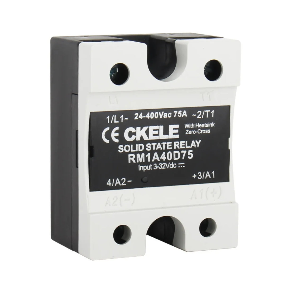 RM1A Series Solid State Relay 25A  40A 50A 75A Zero Cross SSR DC to AC for Heater Control