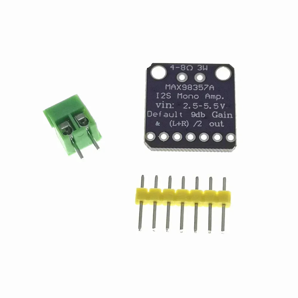 1-10pcs MAX98357A Audio Amplifier Module 3006 I2S 3W Class D Amplifier Without Filtering DIY Power Amplifier Board MAX98357 BGA