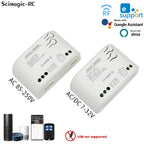 1/2/4CH EWeLink WIFI Smart Switch 7-32V 85-250V 220V Wireless Remote Control Relay Module For Garage Door Access Alexa Google