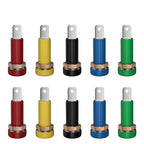 JZDZ 10pcs 4mm Banana Socket Binding Post Nut Banana Plug Jack Electrical Connector Terminal Test Hole DIY Parts Tools J.40015