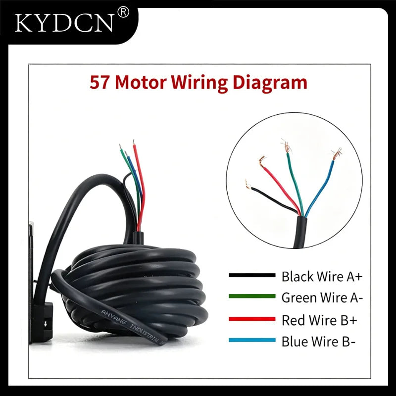 Nema 17/23/34 Stepper Motor Kit 2-Phase 4-Wire 1.2-8.5N.m + Driver TB6600/DM542/MA860 for CNC 3D Printer
