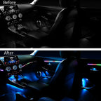 Symphony Car Ambient Lights Kit 18 in 1 LED Interior RGB APP Control Acrylic Guide Strip Light Auto Atmosphere Lamp