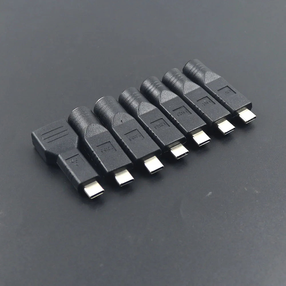 PD USB Adapter C Type C Male To 4.0*1.7 5.5*2.1 5.5*2.5 7.4*5.0 7.9*5.5mm Female Plug Converter DC Power Jack Connector