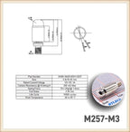 2/5/20Pcs High Current Pogo Pin Theaded M3 M4 M8 Connector 1A 4A 5A Battery DC Power Spring Loaded Needle Test Probe Gold Plated