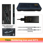 ALIENTEK T90 Soldering Iron PD3.1 140W Adjustable Temperature 80-450℃ Precision Welding Solder Kit T245 T210 Welding Tool