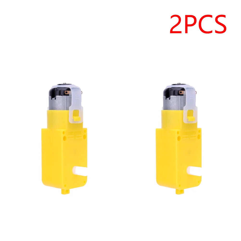 1-10pcs DC 3-12V TT Motor Module Robot Intelligent Car Dual Shaft Geared Motor Gearmotor Gearbox Motor for DIY Smart Car Robot