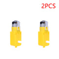 1-10pcs DC 3-12V TT Motor Module Robot Intelligent Car Dual Shaft Geared Motor Gearmotor Gearbox Motor for DIY Smart Car Robot