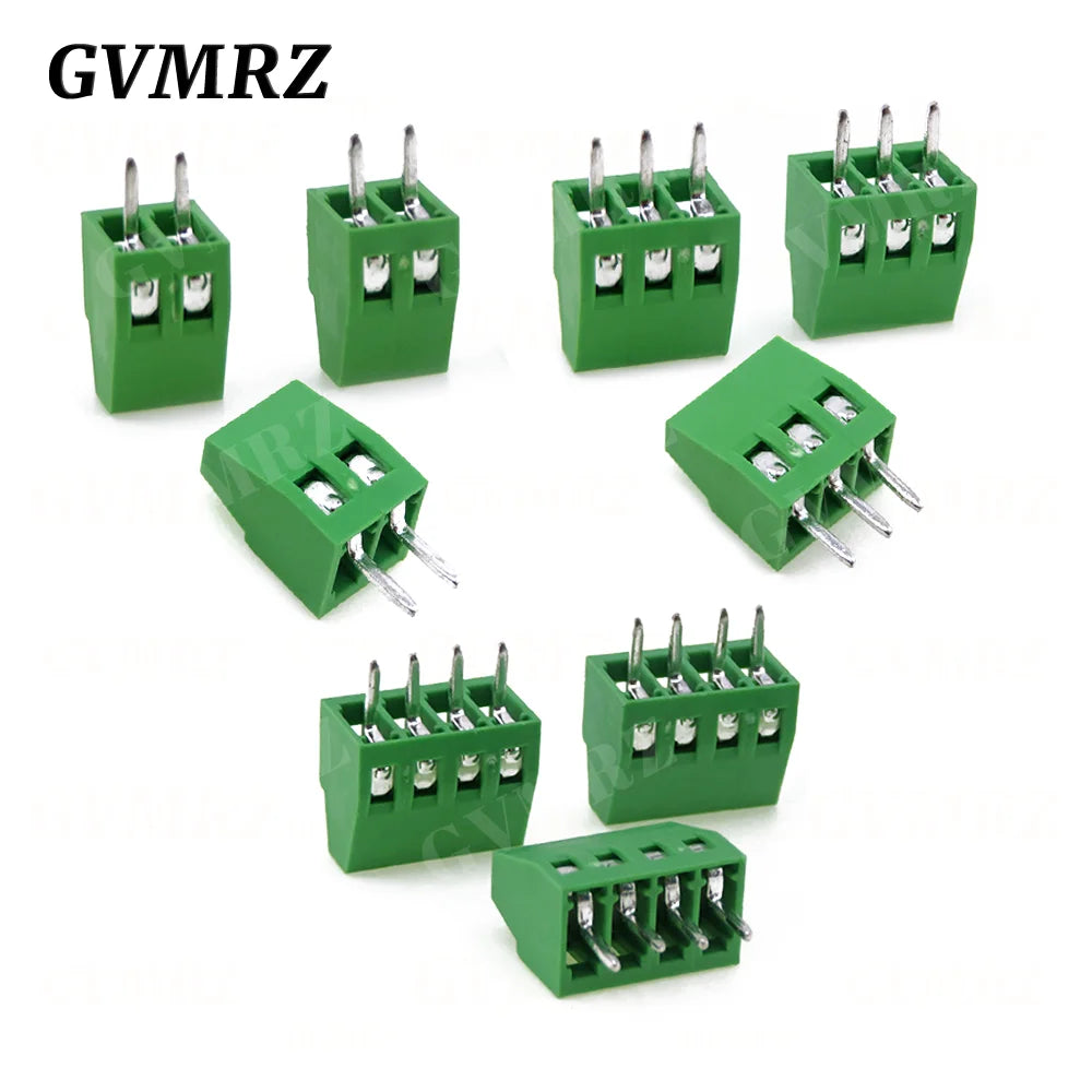 5PCS KF120 2.54mm Pitch 2p/3p/4p Straight Pin Pcb Screw Terminal Block Connector 2pin 3pin 4pin KF-120 KF120-2p
