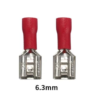 100/50/10Pcs 2.8mm 4.8mm 6.3mm Insulated Seal Spade Wire Connector Female Crimping Terminals Electrical Crimp Terminal Splices