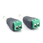 2/5/10pcs 12V DC BNC Male Female Connector Coax CAT5 Video Balun Adapter Plug For Led Strip Lights CCTV Camera Accessories B5