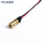 D6X13mm Adjustable Focus Laser Module 650nm Red Line/Cross Line Copper Head Positioning Lamp Laser Diode 1MW 5MW 10MW