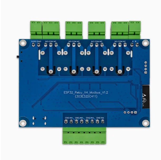 ESP32 Modbus RTU four-way relay module RS485 development board MODBUS protocol four-way optocoupler