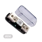 Plug-In Amplifier Fuse Holder 30-150A Car Power Cord Audio Modified Fuse Holder