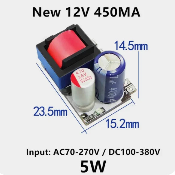 AC-DC 5V 700mA 12V 450mA 9V 500mA 3.5W Precision Buck Converter AC 220V to 5V DC step down Transformer power supply module