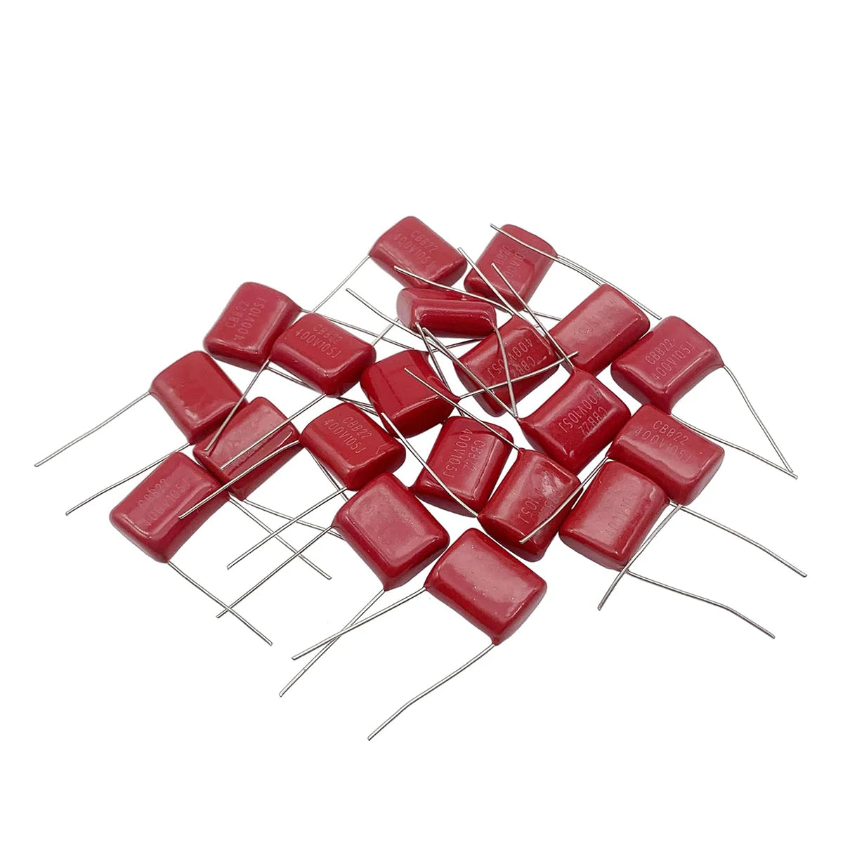 10Pcs 400V 630V CBB Polypropylene Film Capacitor 10nF 22nF 47nF 100nF 220nF 330nF 470nF 680nF 1uF 2.2uF 3.3uF