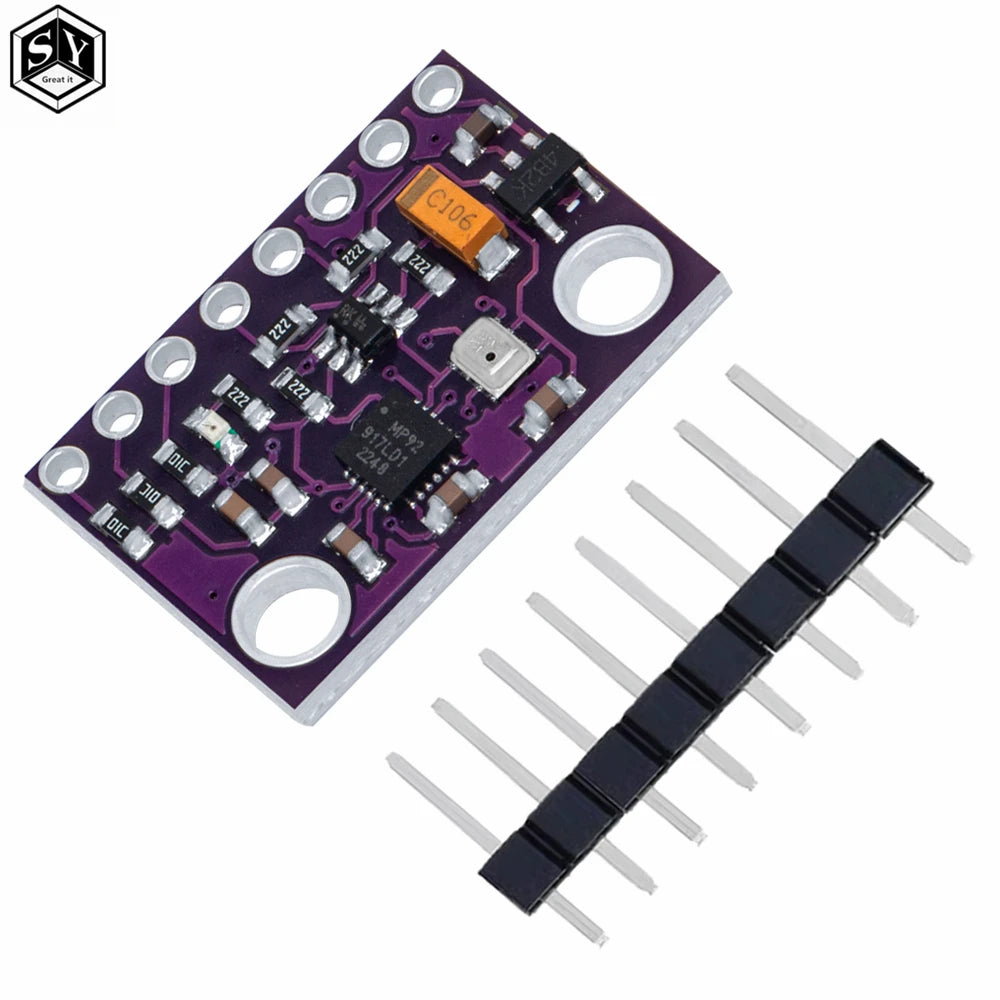 GY-91 MPU9250+BMP280 Sensor Module (1PC) – for Arduino-Compatible 9-Axis Compass Gyroscope with SPI/I2C 3-5V