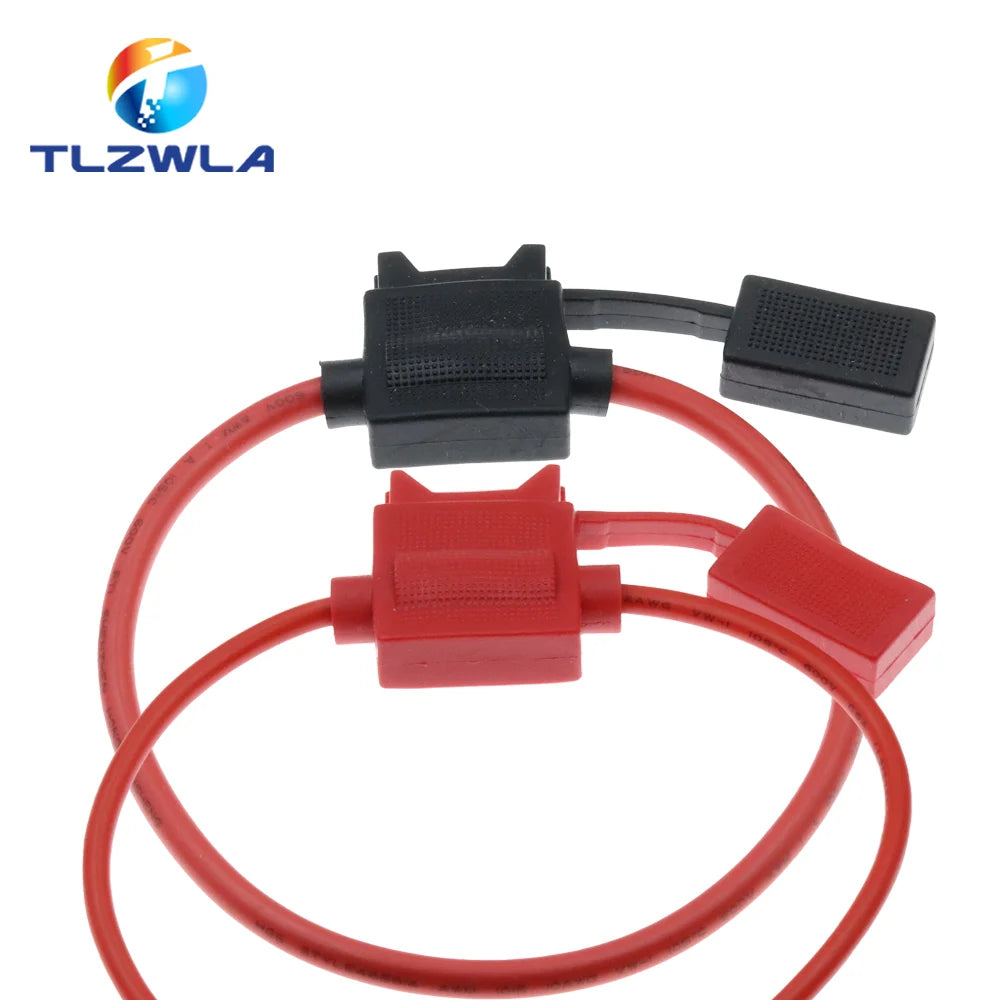 ATC Medium Blade Waterproof Fuse Holder For Automobile 32V 18/16/14/12/10AWG Standard Fuse Insert 1A 2A 3A 4A 5A 7.5A 10A 15A-50