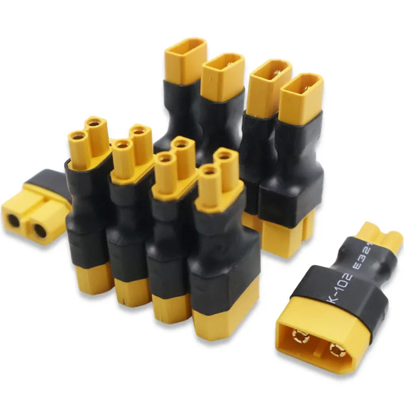 XT60 to XT30 Plug Adapter Converter Connector Male/Female for FPV Drone RC Lipo Battery Charger ESC Accessory Drone Parts DIY
