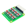 5/10pcs 2x4 Keypad 4x2 Keypad 8 Push Buttons V1.00 Key Board Matrix Keyboard Button for Arduino AVR PIC 2*4 Module AVR PIC