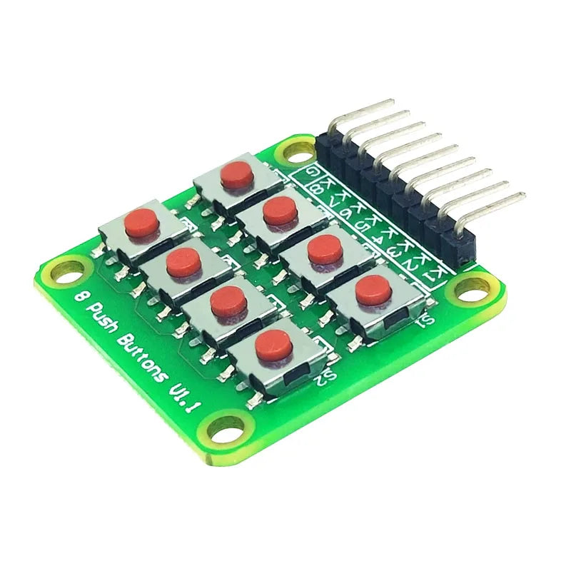 5/10pcs 2x4 Keypad 4x2 Keypad 8 Push Buttons V1.00 Key Board Matrix Keyboard Button for Arduino AVR PIC 2*4 Module AVR PIC