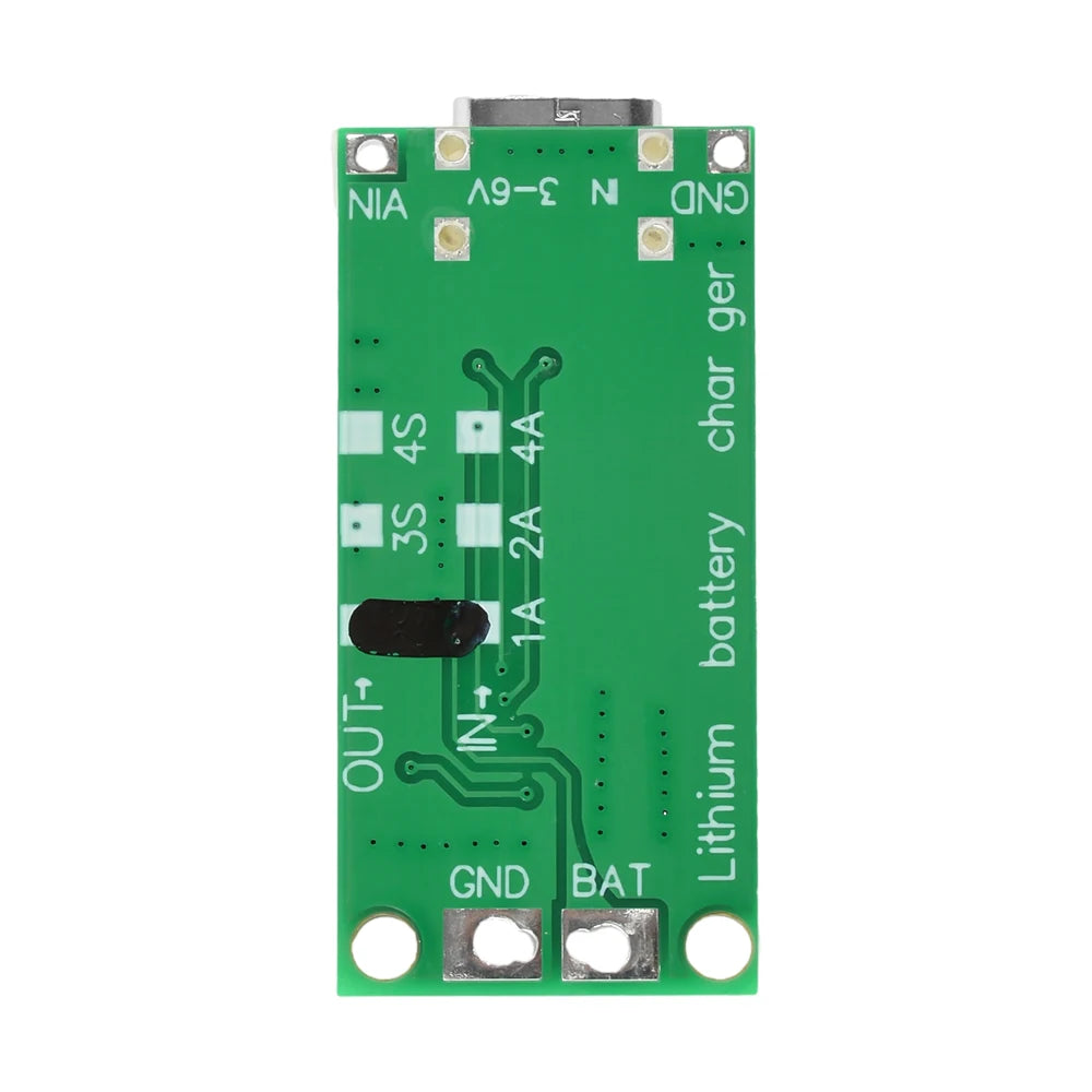 Type-C BMS 2S 3S 4S 1A 2A 4A 18650 Lithium Battery Charger Board Step-up Boost Module Li-Po Polymer Li-Ion Charger 8.4V 12.6V