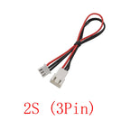 5Pcs/lot JST XH 2.54mm Pitch 2/3/4/5/6/7S 22AWG Silicone Wire Lipo Balance Wires Extension Cable Connector XH2.54 Male to Female