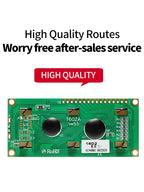 16x2 Character LCD Module Display Screen 162 LCM RED Green White Yellow VA Black Background 5V 3.3V for DIY Projects