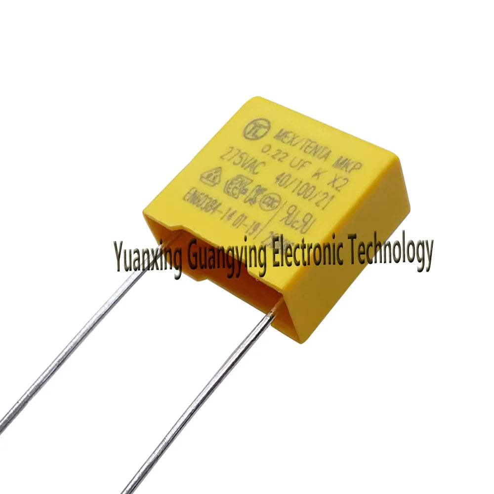 (10 pcs) 275VAC Polypropylene Film Capacitors X2 0.01 0.1 0.15 0.022 0.22 0.33 0.47 0.56 0.68 0.82 1μF 2.2μF Safety Capacitor