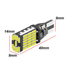 2x T15 LED W16W Bulbs Canbus OBC Error Free LED Backup Light 921 912 W16W LED Bulbs Car Reverse Lamp Xenon White 12V No Error
