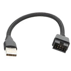 Usb A Male To 9-Pin 9pin Motherboards Built-In WaterCooled Data To Extension Y3ND